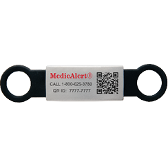 QR Code Shoe Tag Medical ID